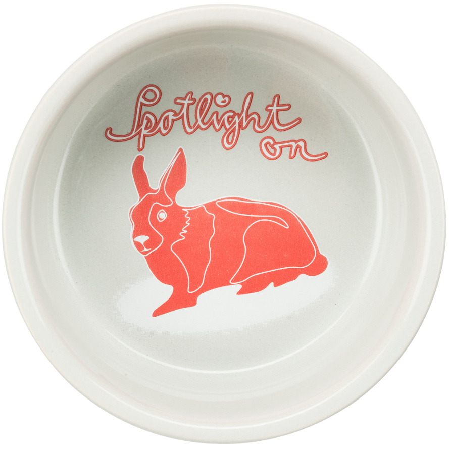 Keramiknapf Kaninchen Spotlight | Frontansicht